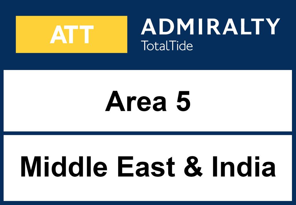 ADMIRALTY TotalTide Area 5 Middle East & India