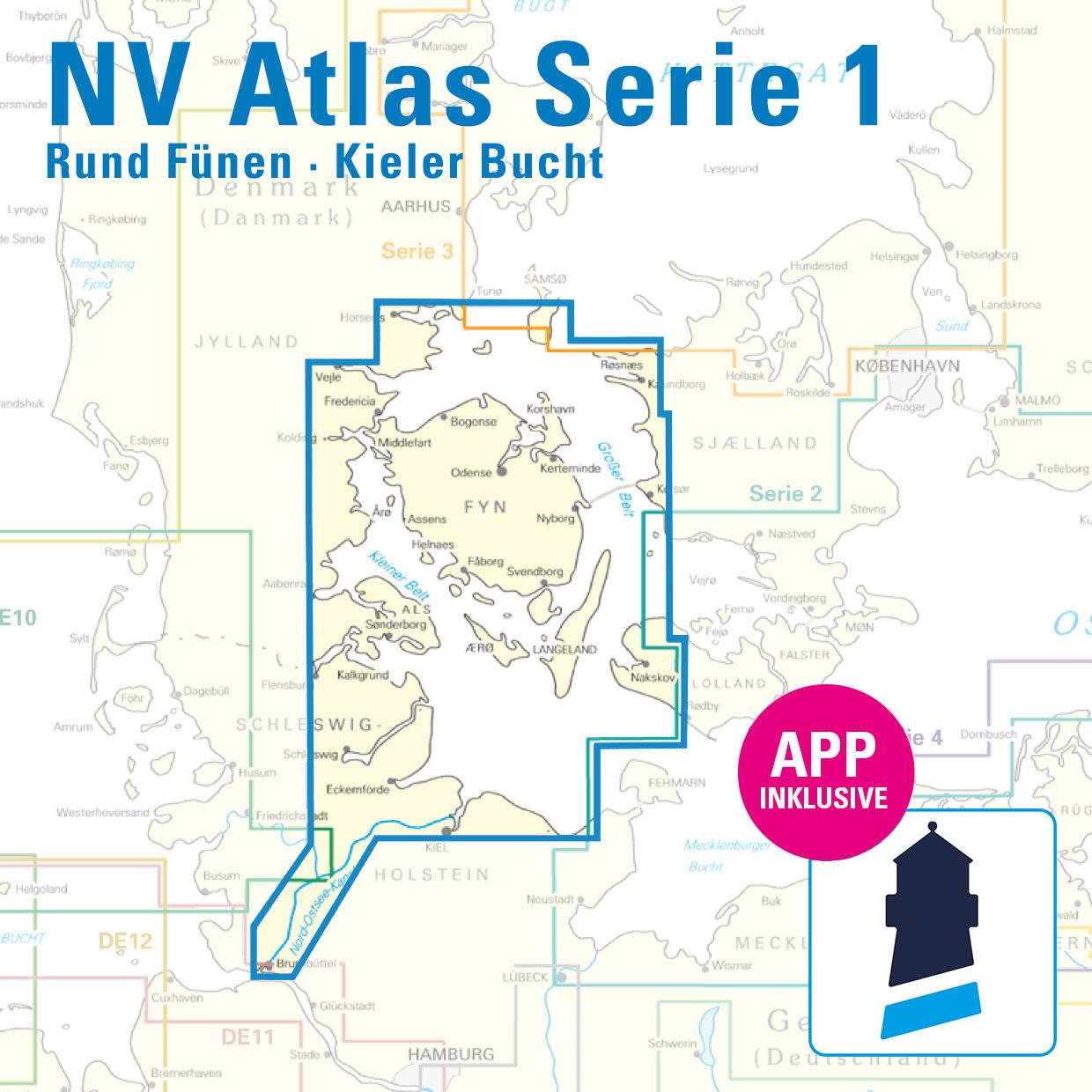 ABO - NV Charts Baltic Serie 1, Rund Fünen-Kieler Bucht
