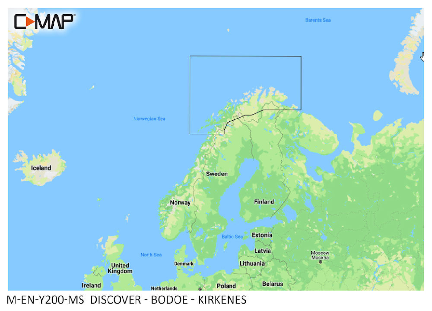 C-MAP Discover Bodoe - Kirkenes M-EN-Y200