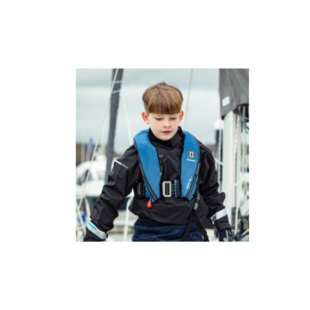 Crewsaver Crewfit 150N Junior mit Harness in blau, 9705BA