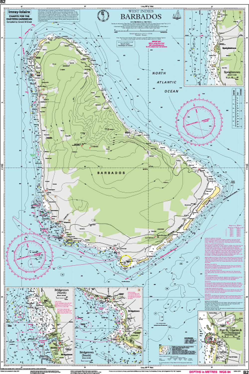 IMRAY CHART B2 Barbados