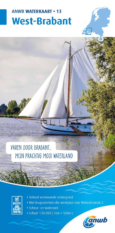 ANWB Waterkaart 13 - West-Brabant