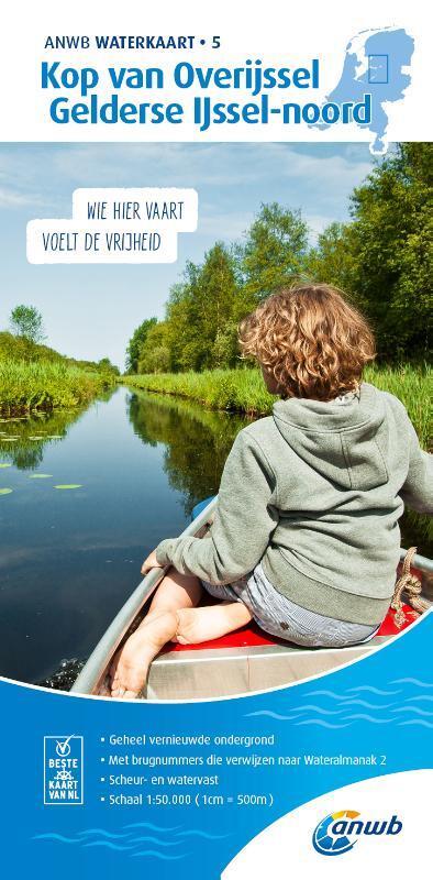 ANWB Waterkaart 5 - Kop van Overijssel / Gelderse  Ijssel-Noord