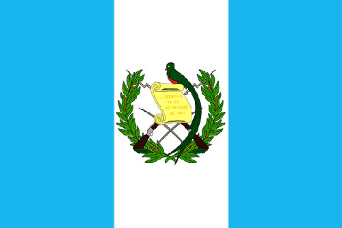 Gastlandflagge Guatemala 20x30cm