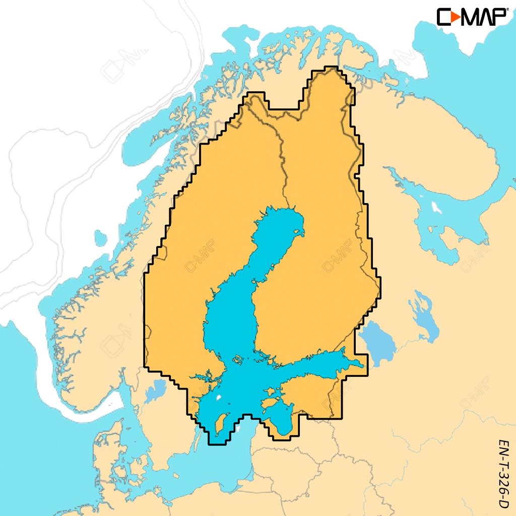 C-MAP Discover X Finnland, Schweden, Baltikum (Binnengewässer, Ostsee) EN-T-326