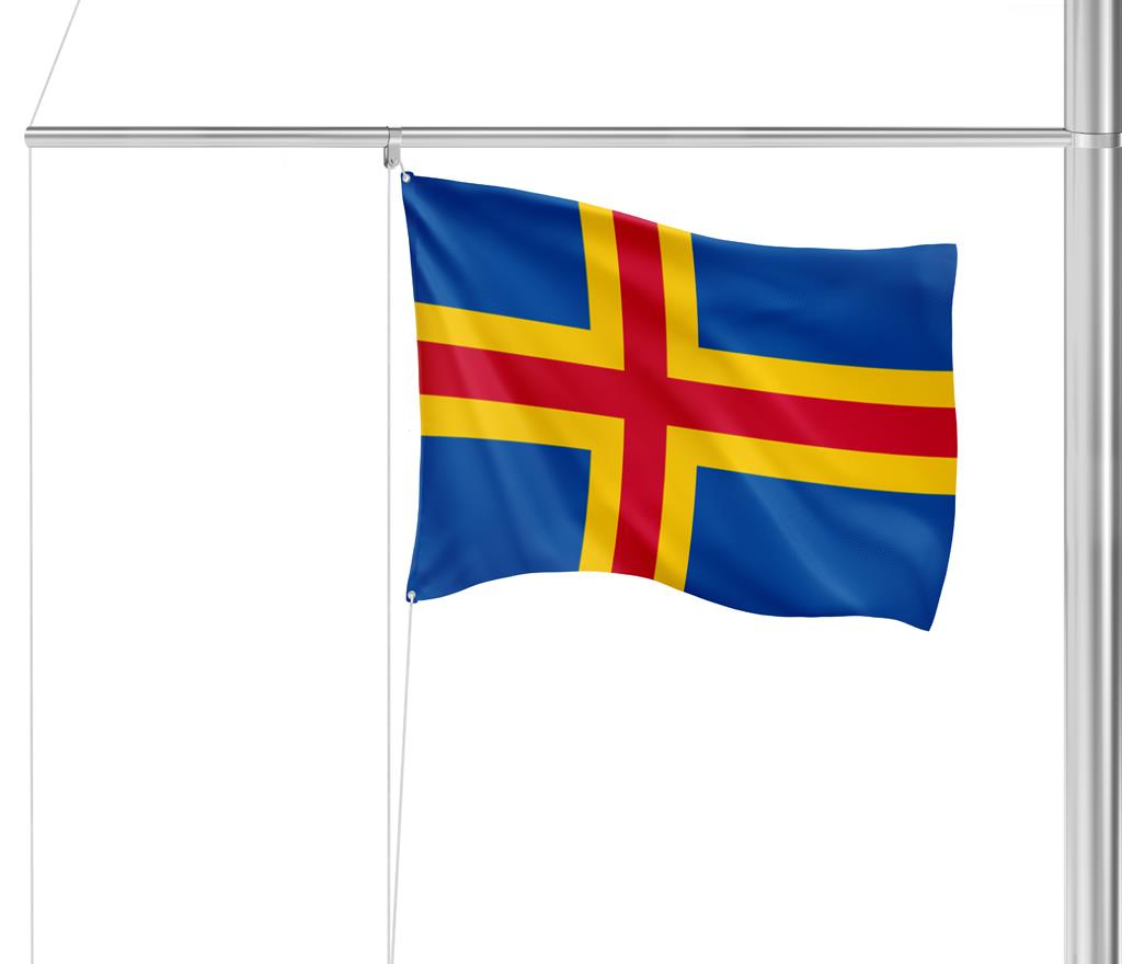 Gastlandflagge Aland-Inseln 30X45cm