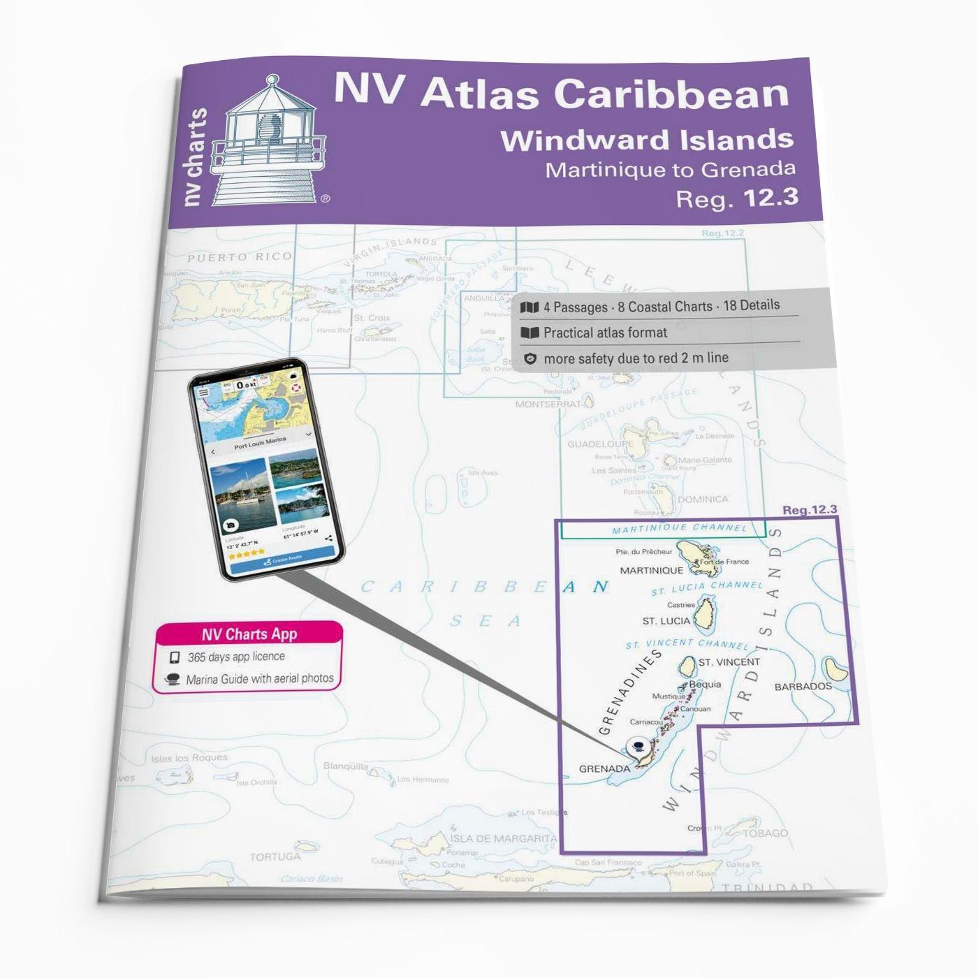 NV Charts Caribbean 12.3 - Windward Islands