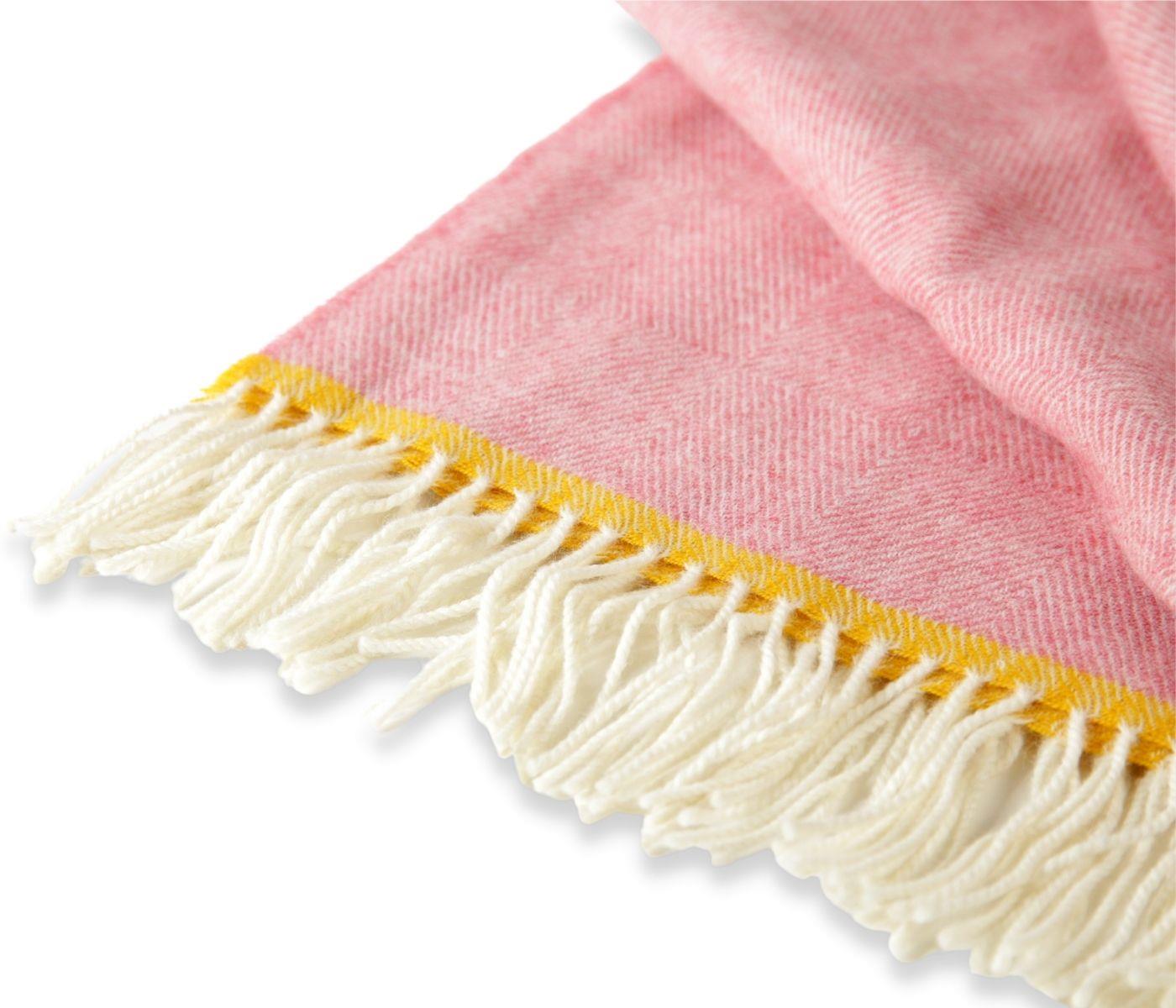 McNutt Babydecke aus 100% Wolle (Merino) in pink 104 x 67 cm