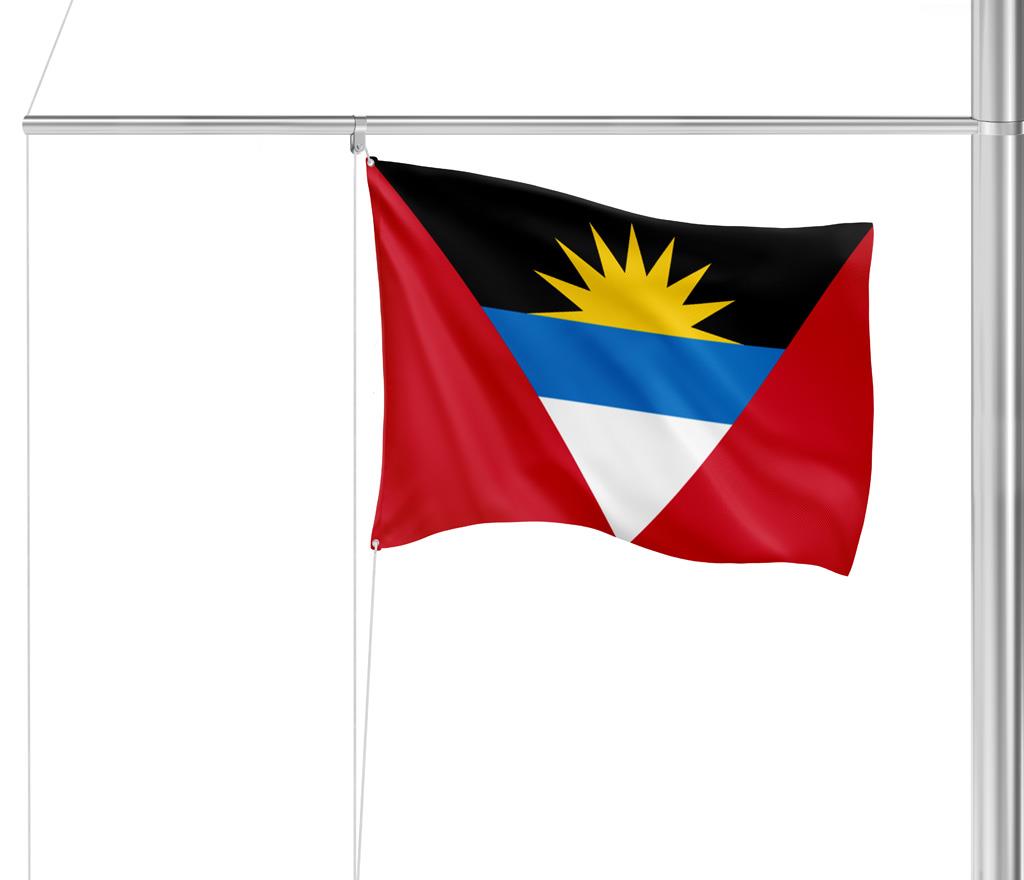 Gastlandflagge Antigua und Barbuda 20x30cm