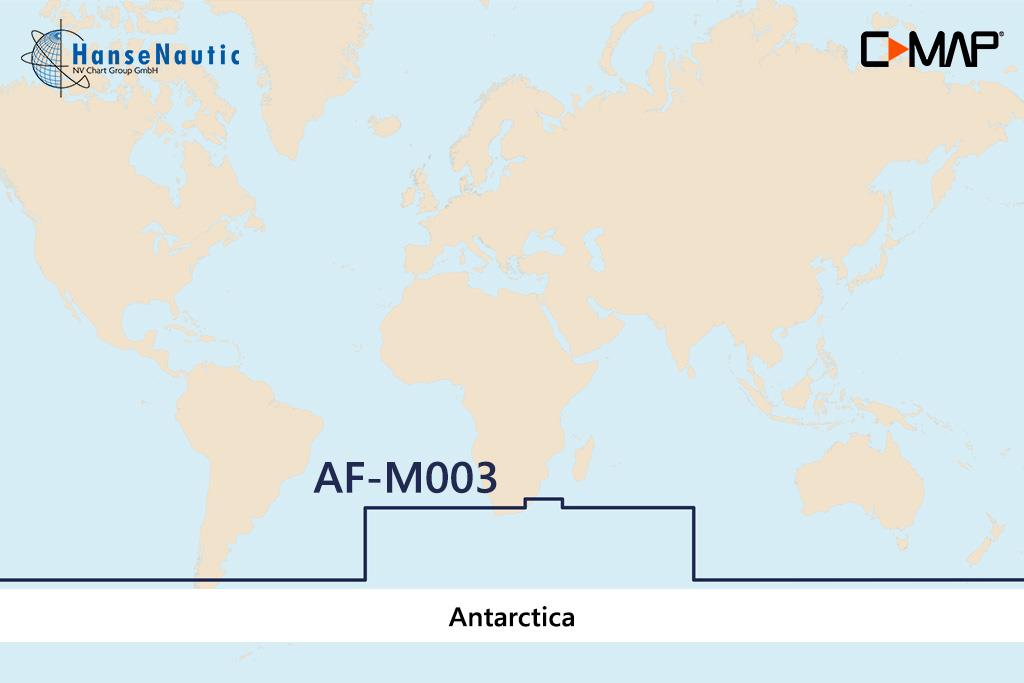 C-MAP MAX MegaWide AF-M003 Antarctica