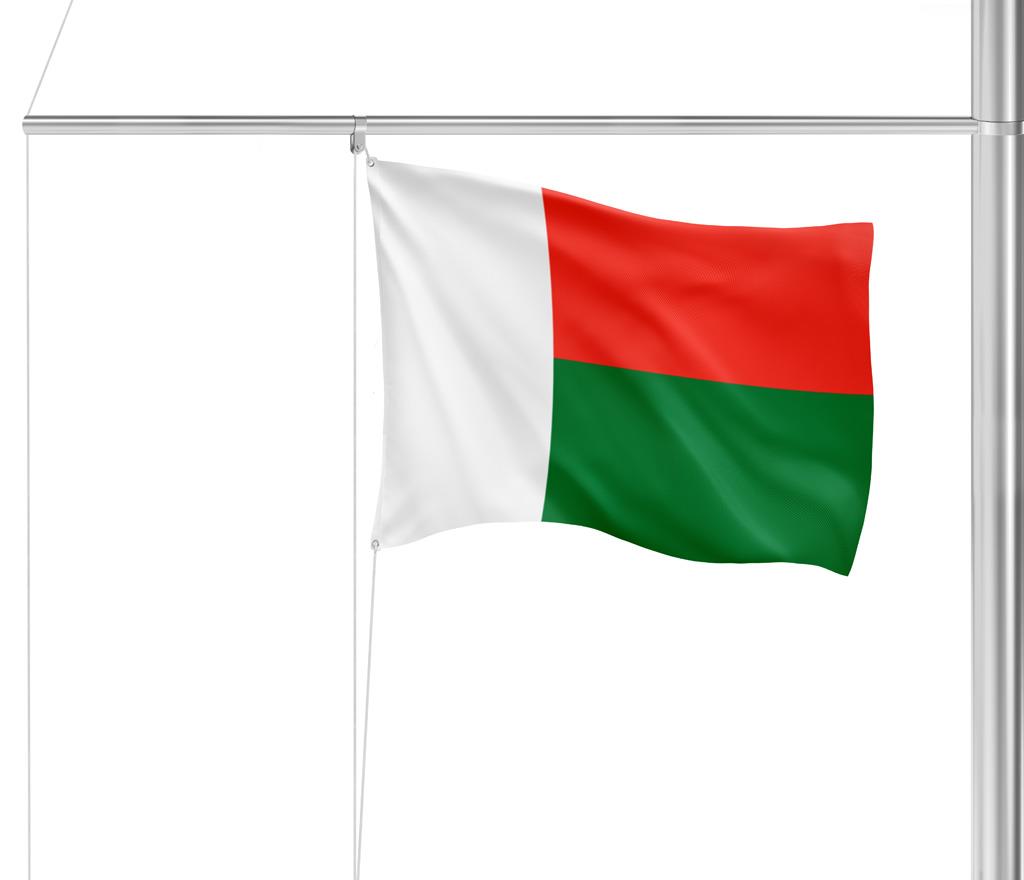Gastlandflagge Madagaskar 20x30cm