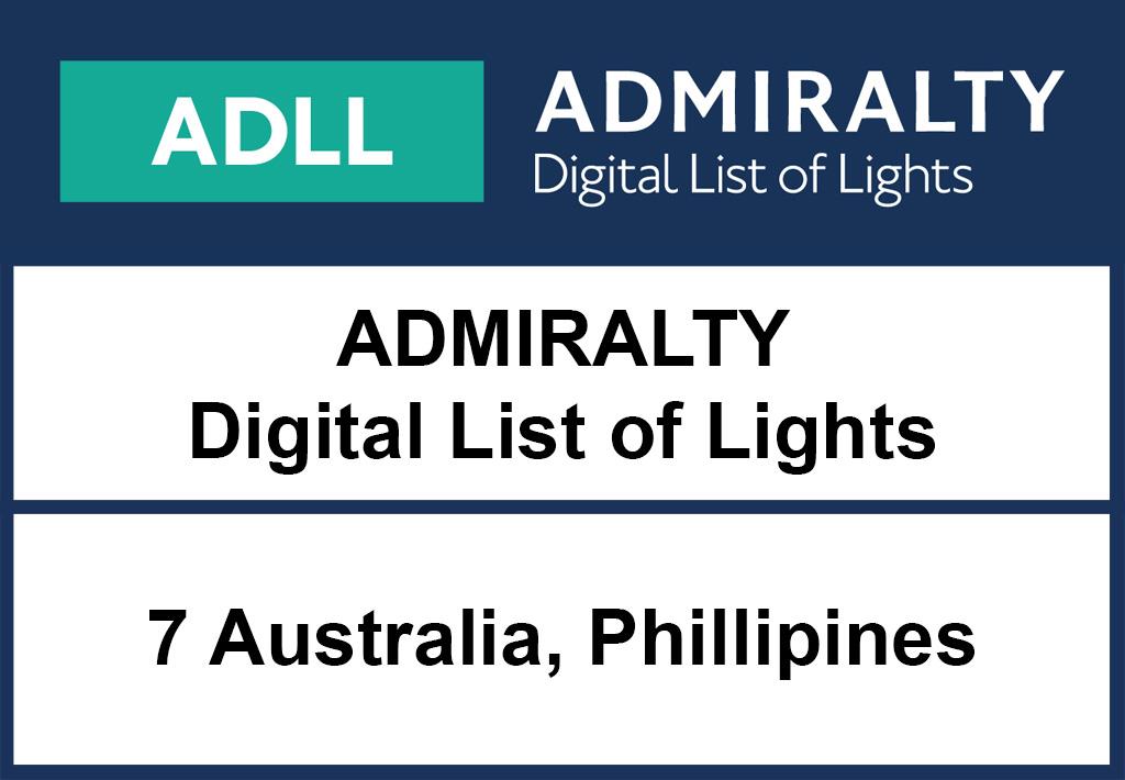 ADMIRALTY DigitalLightsList - Area 7 Australia and Borneo
