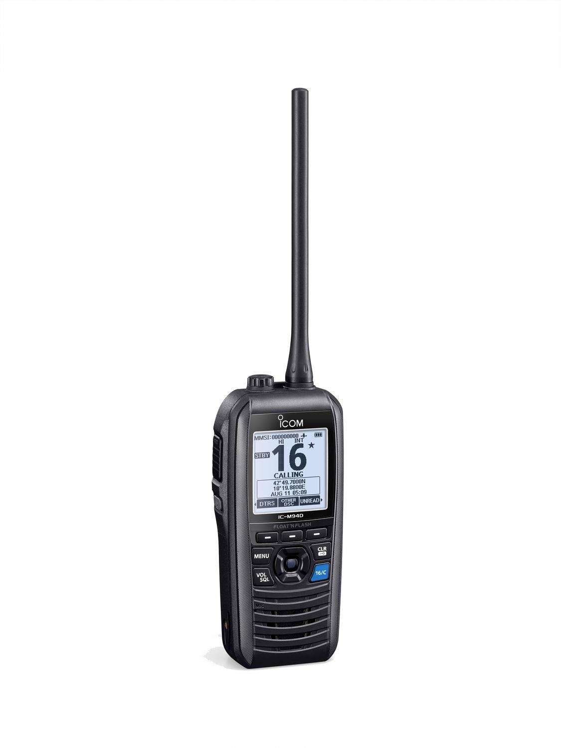 ICOM - M94DE-EURO UKW-Handseefunkgerät mit GPS, DSC und AIS-Empfänger