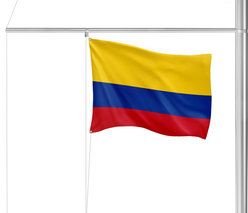 Gastlandflagge Kolumbien Nation. 20X30cm - Glanzpolyester -