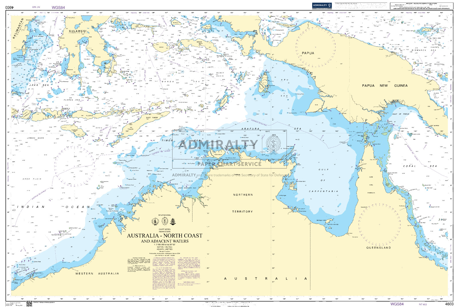 Australia - North Coast and Adjacent Waters. UKHO4603