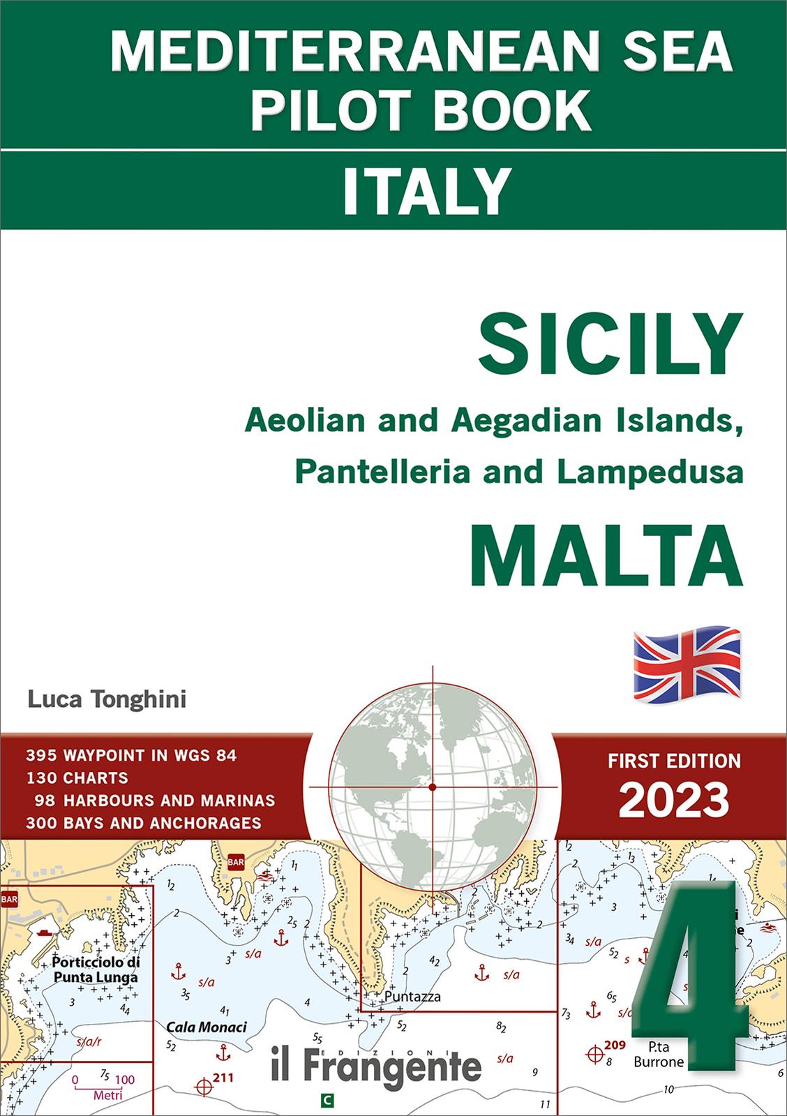 Mediterranean Sea Chart-Guide Sicily and Malta (english)