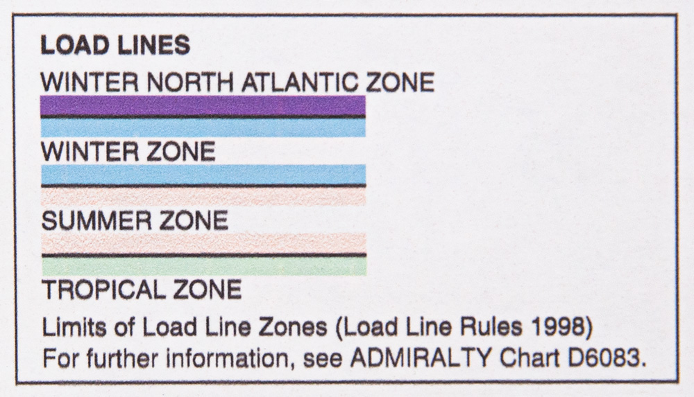Loadline ADMIRALTY Routeing Charts
