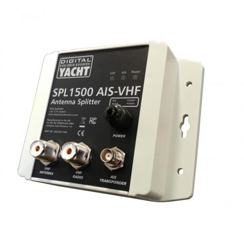 Digital Yacht - SPL1500 UKW Antennensplitter für UKW/AIS-Betrieb (1 Antennen-Eingang)