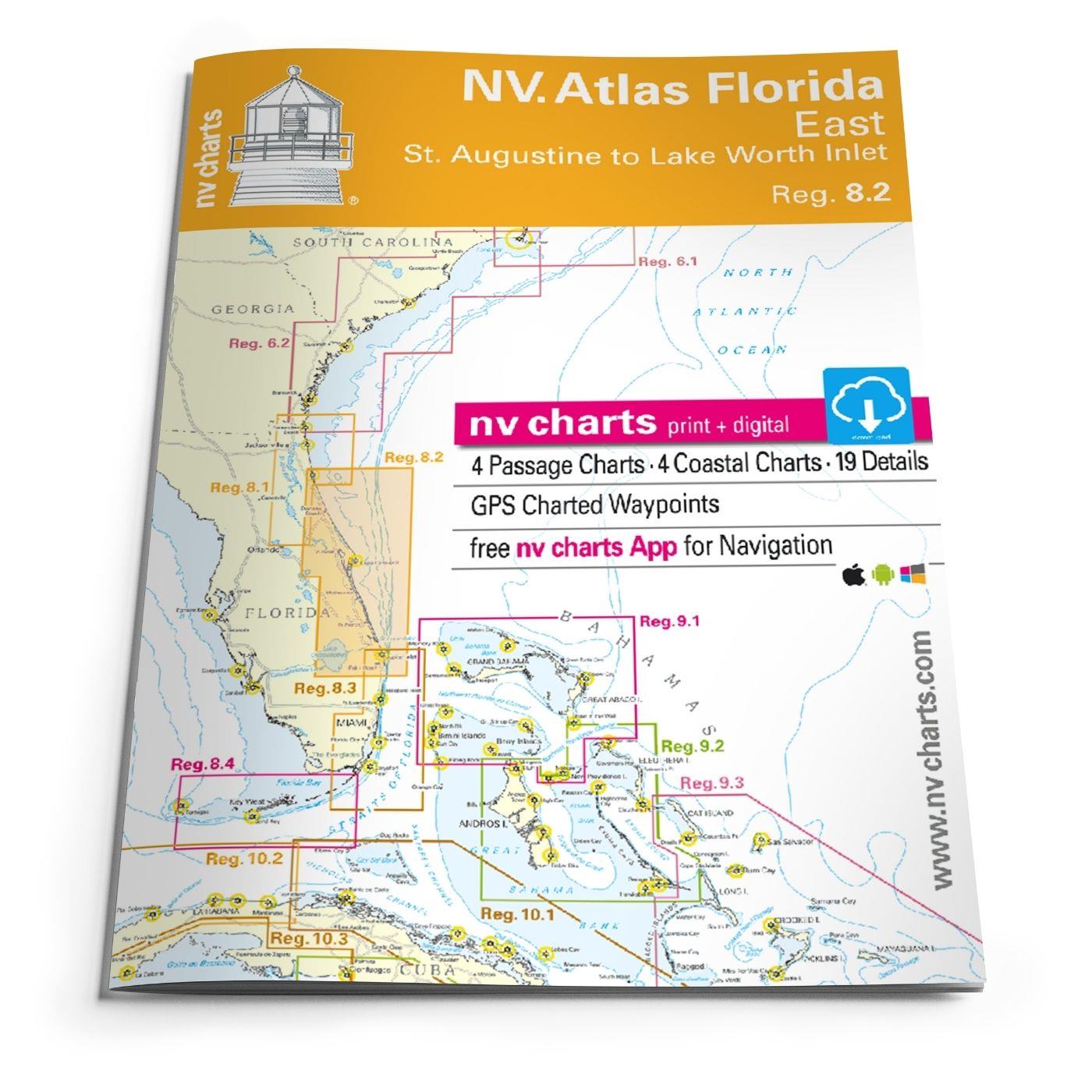 NV Atlas Florida, East Reg. 8.2 - St. Augustine to Lake Worth Inlet