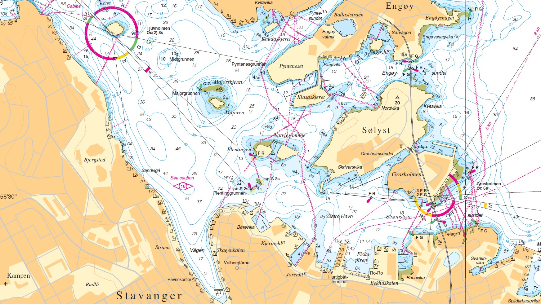 Detail for Stavanger Port on N 455
