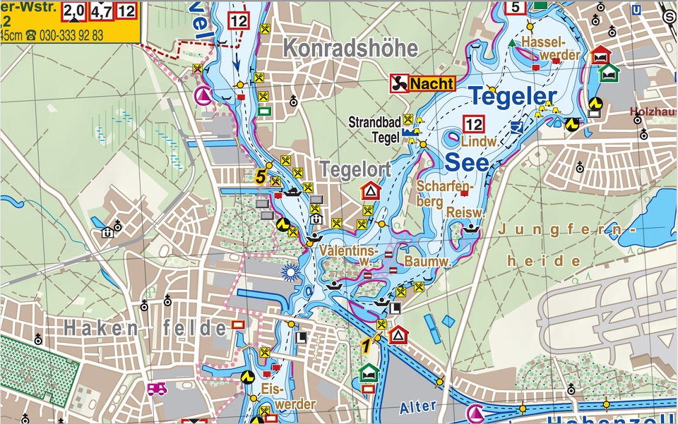 Tourenatlas 5 - Berlin Brandenburg - Kartenausschnitt 1